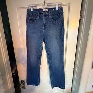 Levi's Womens 505 Straight Leg Jeans Medium Wash Size W29 L30